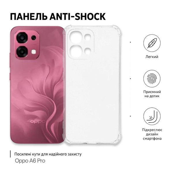 Фото - Чехол для смартфона BeCover Anti-Shock for Oppo A6 Pro Clear (715704)